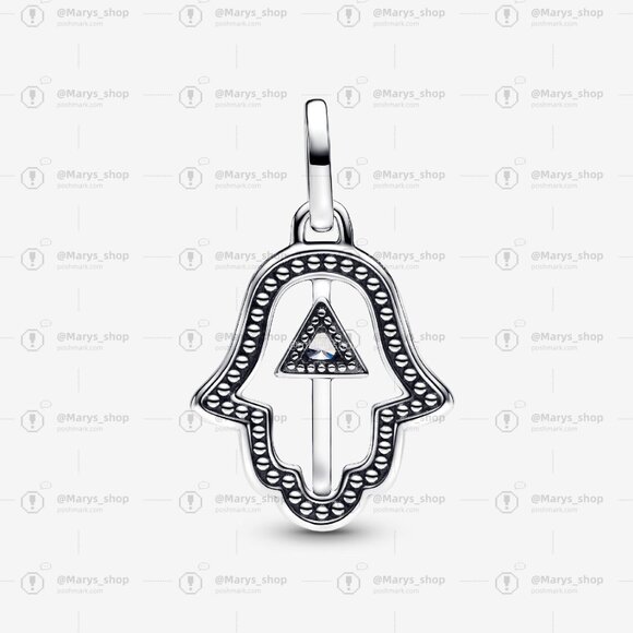 Pandora Hamsa Hand Medallion Charm - Picture 2 of 4